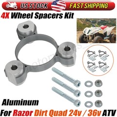 Wheel Spacers For Razor Dirt Quad 24v 36v Increase Stability & Prevent Tip-Overs