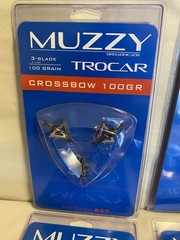5 Sets of 3NEW Muzzy Trocar Crossbow 3 blade 100 Gr 3 Broadheads expandable