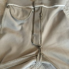 R.M. Williams Made in Australia Women’s Breeches Gray Beige Size 10 Knee Patch