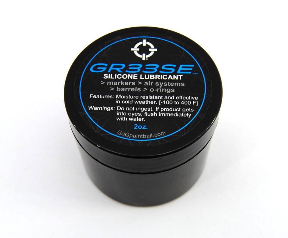 GOG Paintball Smart Parts GR33SE 2oz Jar Silicone Lubricant Marker Grease