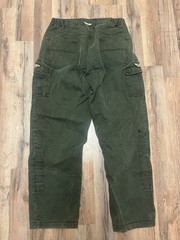 JT Paintball Denim Cargo Pants – Olive – 34 – Vintage 2000