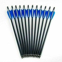 24Pack 20 inch Crossbow Bolts Carbon Crossbow Arrow for Hunting Outdoor Practice