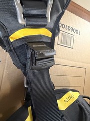Petzl ASTRO Interational Version Rope Access Harness – Black/Yellow Size 0