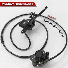 1PZ Rear Hydraulic Brake Caliper Kit for 50-125cc
