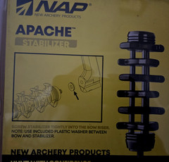 SELLING TWO – NAP Apache 5″ Inch Black Stabilizers, #60-775