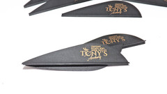 2.5″ Vanes Tonys All New Supper Wave Archery Vanes Black 50PK TNYSWV3343A