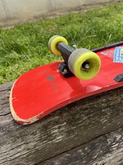 vintage Maui & Sons SHARKMAN Worldwide Surf Tour Skateboard 1980s/90s