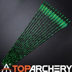 12x 30″ Carbon Archery Hunting Arrow Target SP500 for Compound&Recurve Bow Shoot