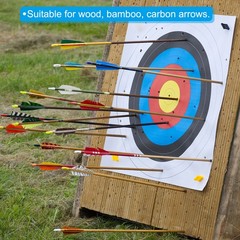 Arrows Vanes 50 Pack 3 Inch Arrow Feather Right Wing Black for DIY
