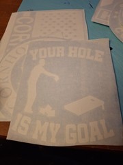 cornhole vinyl decals