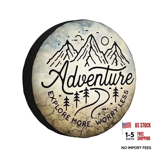 Adventure RV Spare 14in Suitable for tire diameter 23in-27in Adventure Awaits