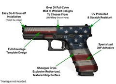 Glock 19X / Glock 45 Decal Grip – Digital Snakeskin (Black)
