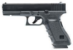 Umarex Glock 17 Gen 3 .177 Cal Blowback Air Pistol with CO2 Tanks and BBs Bundle