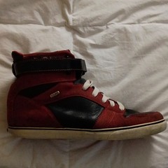 Osiris Rhyme Remix High-Top Skateboarding Shoes Red/Black Men’s US 12