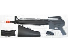 Used Airsoft Gun Rifle Spring Powered BBTac M16A2 Full Size
