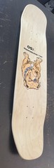 Shaped Skateboard Deck Signed Skateboarding Hall Of Famer Frankie Hill (Rare)