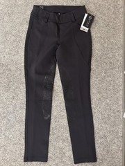 New Kerritts Women’s Affinity Pro Silicone Knee Patch Riding Breech Black Medium