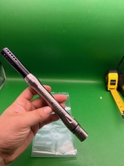 Shocker Dye Titanium Series Paintball Barrel Back Black Silver .689 10in