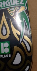 2005 PLAN B PAUL RODRIGUEZ «1st PLAN B PRO MODEL» SKATEBOARD DECK RARE POST GIRL