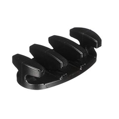 11926-7 Zig-Zag Cleats, 3 ½ Inches Long, Nylon, Black, for 1 Count (Pack of 1)