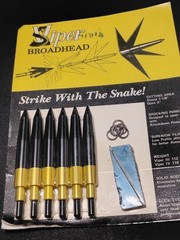 Vtg Viper Broadhead Hunting Arrowheads Strike With The Snake in Original Package