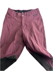 KERRITS Crossover II Knee Patch Riding Breech Pants Sangria Women’s Size M