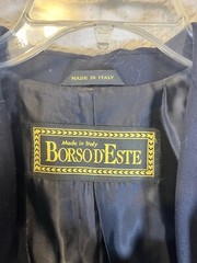 Brosod Este Italian Wool Shad Belly Jacket Men’s 42 Made in Italy Vintage