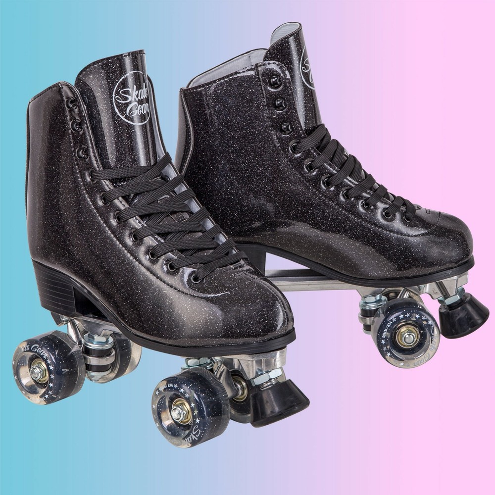 Skate Gear Glittery Roller Skates for Kids & Adults Men Women Youth Summer Ride