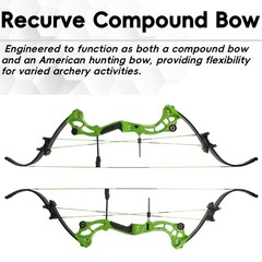 Compound Bow Arrow Kit 40-55lbs Archery Fiberglass Limbs Hunting Shooting Target