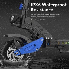 NFC APP Control RD2 Electric Scooter, 5000W, 50MPH, 55 Miles, Commuter Off-road
