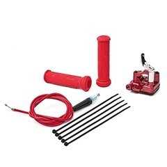 New 7/8» 22mm Thumb Throttle Cable Accelerator Handle 1 red ribbon solid