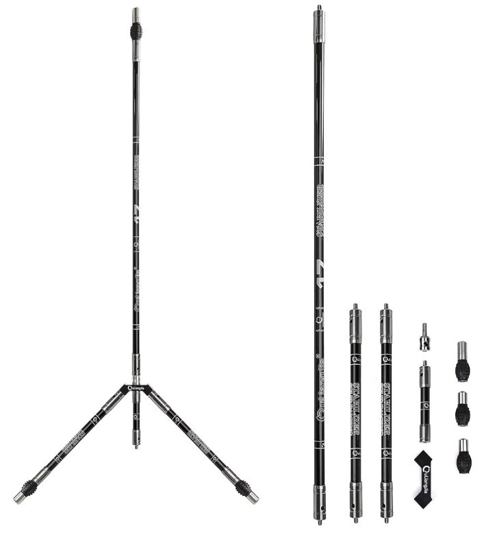 Archery Bow Stabilizer Set 4/5/10/12/28/30 inch 3K Carbon Fiber Extension Pole