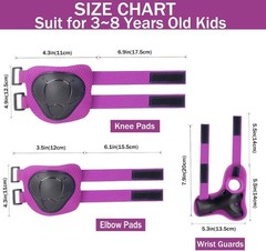 Kids/Youth Knee Pads and Elbow Pads Set for Kids 3-14 Boys Girls Protective …