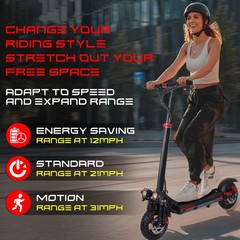 FREEBOY J11MAX Electric Scooter Adults 1200W 48V18AH 34MPH 11» Folding Escooter