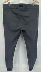 Dover Saddlery Gray Wellesley Tech Knee-Patch Riding Breeches Womens Sz 34 NEW