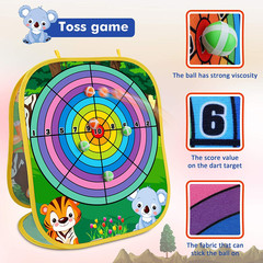 Animal Bean Bag Toss Game Toy Outdoor Toss Game, Family Party Party Supplies for
