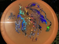 Discraft Paul McBeth Big Z Anax-Orange w Holographic Money Foil