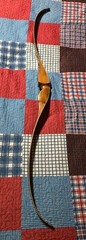 VINTAGE SHAKESPEARE SIERRA TRADITIONAL RECURVE HUNTING BOW 52″ 45LB RIGHT HAND