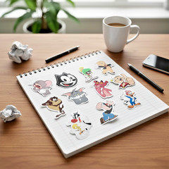 Cartoon Network Warner Bros Children’s TV stickers Randon Mix 25pc 2inch X 2inch