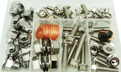 Honda CR250 Top End Engine Bolt Nut Kit CR 250 CR250R Nickel Cylind Head Rebuild