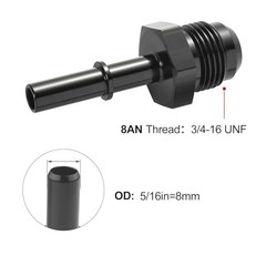 8AN Male to 5/16″ SAE Quick Disconnect Male Push On EFI 8AN to 5/16 Straight