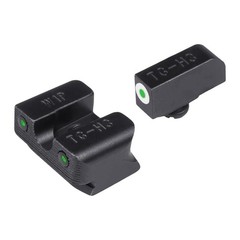 TRUGLO Tritium Pro Night Sights, Compatible with Walther One Size, White Ring