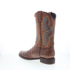 Dingo Trail Boss DI-108 Mens Brown Leather Pull On Cowboy Western Boots 10