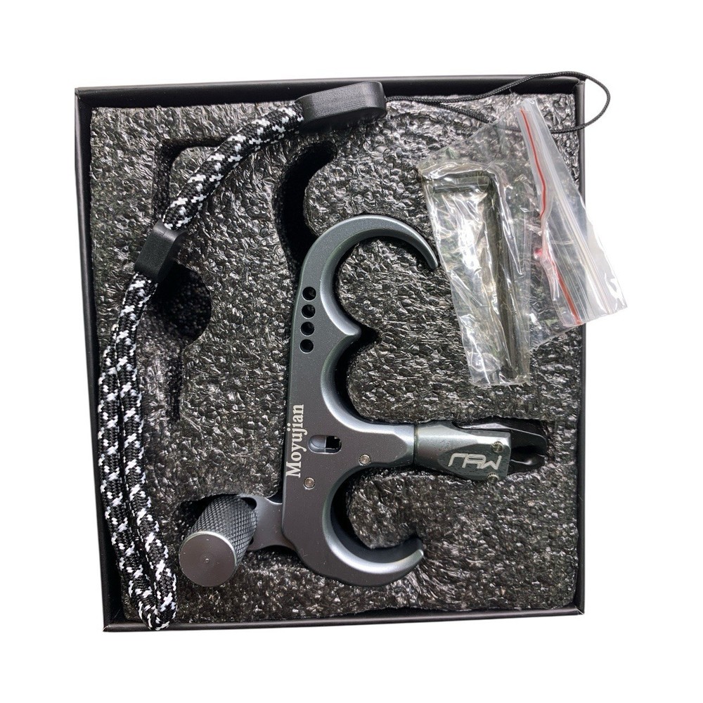 Moyujian Compound Bow Release Archery Release Aids 360 Rotatable Mechanize