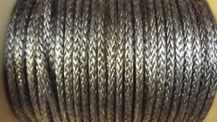 1/4″ (6mm) x 100′ HMPE Winch Line, Synthetic Rigging Rope, 12-Strand Braid, USA