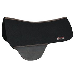 HS HILASON Western Horse Wool Felt Round Contoured Western Saddle Pad W/