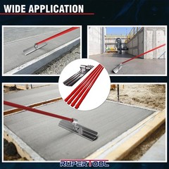 Aluminum Magnesium Alloy Concrete Float 48 x 8 inch, Round End, wit… Fast Ship