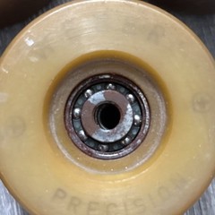VINTAGE ROLLER SKATE WHEELS WEBER SWISS MADE W/ JAPAN NTN 627Z Set Of 5