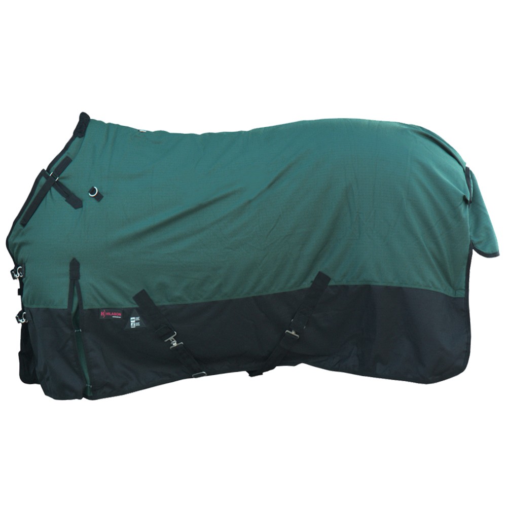 C-6-38 38 in Hilason 600D Waterproof Turnout Miniature Horse Winter Blanket Gree
