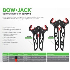 TruGlo Bow Jack Folding Stand Lightweight Portable Bow Support for Archery